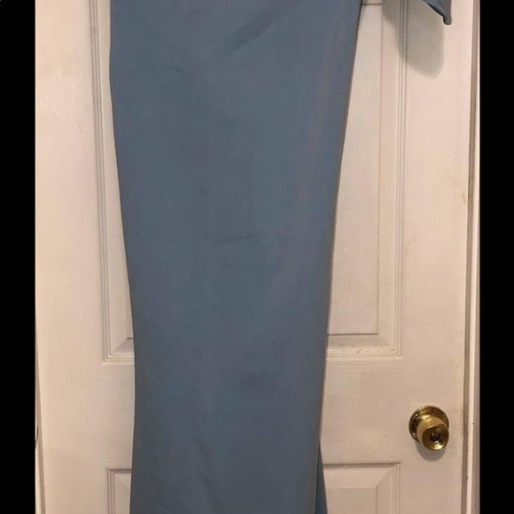 Blue Maternity Formal Dress - Picture 3 of 5